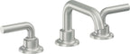 California Faucets Descanso 8" Llave de Lavabo de 3 Orificios para Cubierta, con Dos Manerales - Manija Lisa