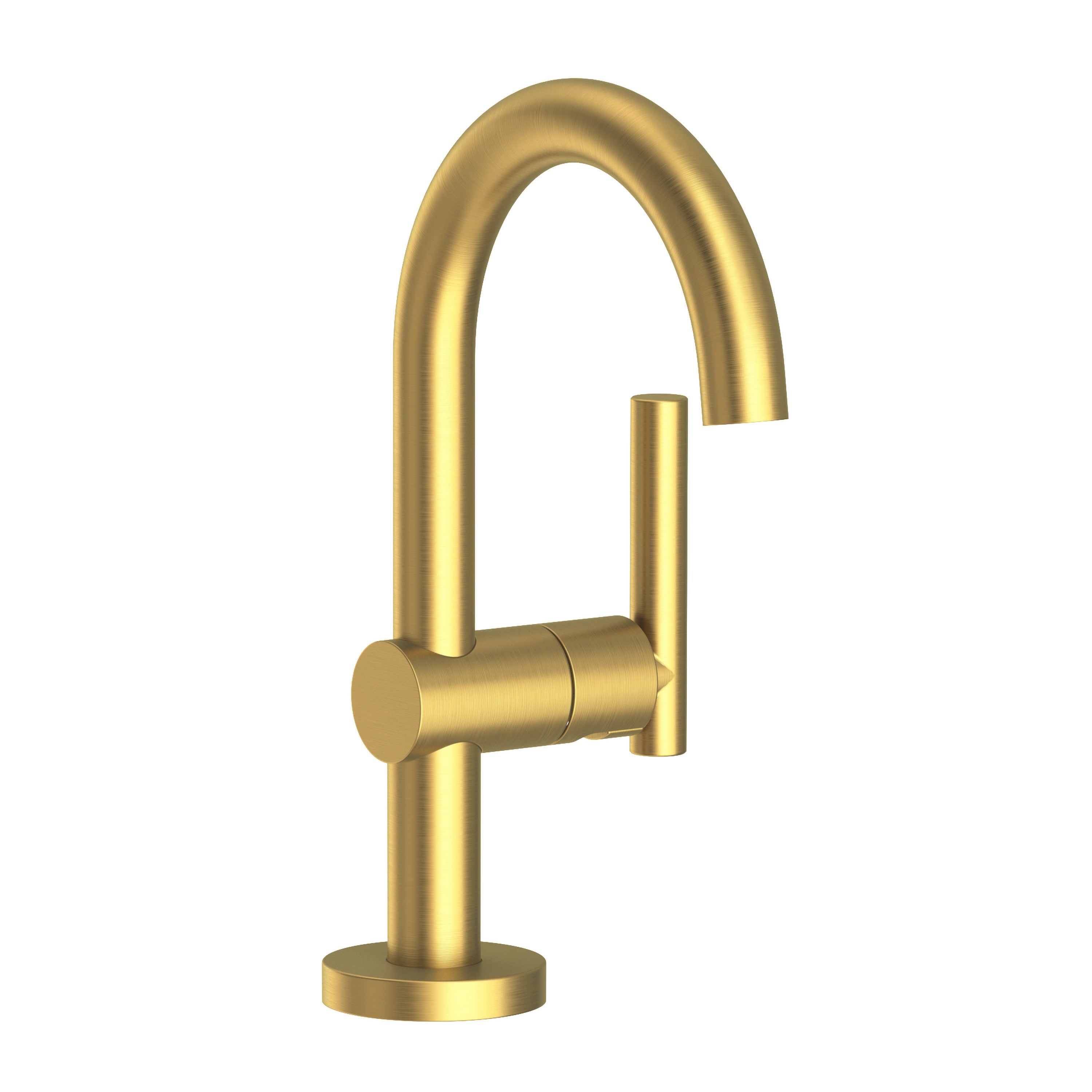 Newport Brass Pavani 3103 — Llave de Lavabo Monomando de Un Orificio — Latón Satinado (PVD)
