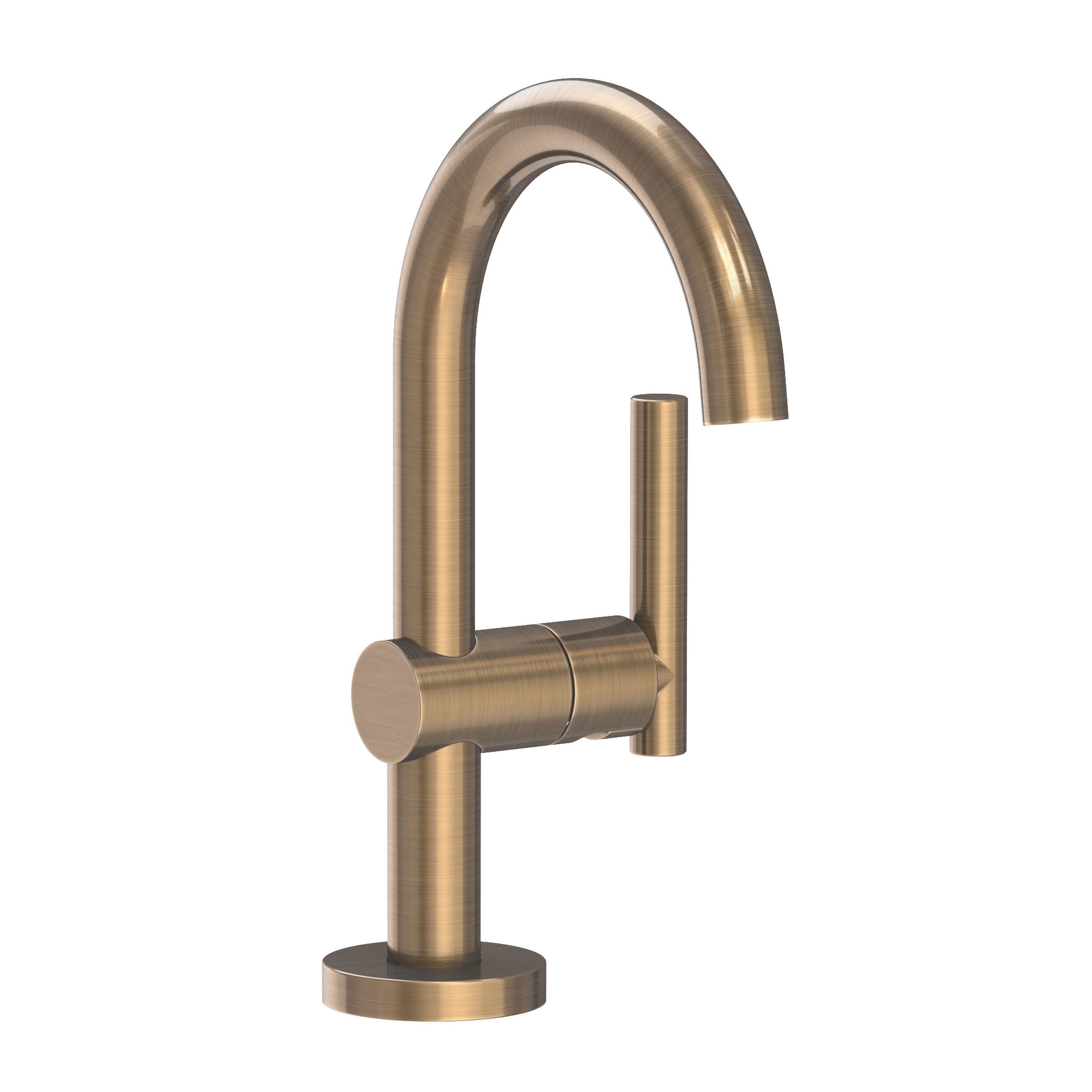 Newport Brass Pavani 3103 — Llave de Lavabo Monomando de Un Orificio — Latón Antiguo