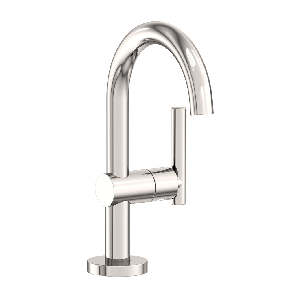 Newport Brass Pavani 3103 — Llave de Lavabo Monomando de Un Orificio — Níquel Pulido (Natural)