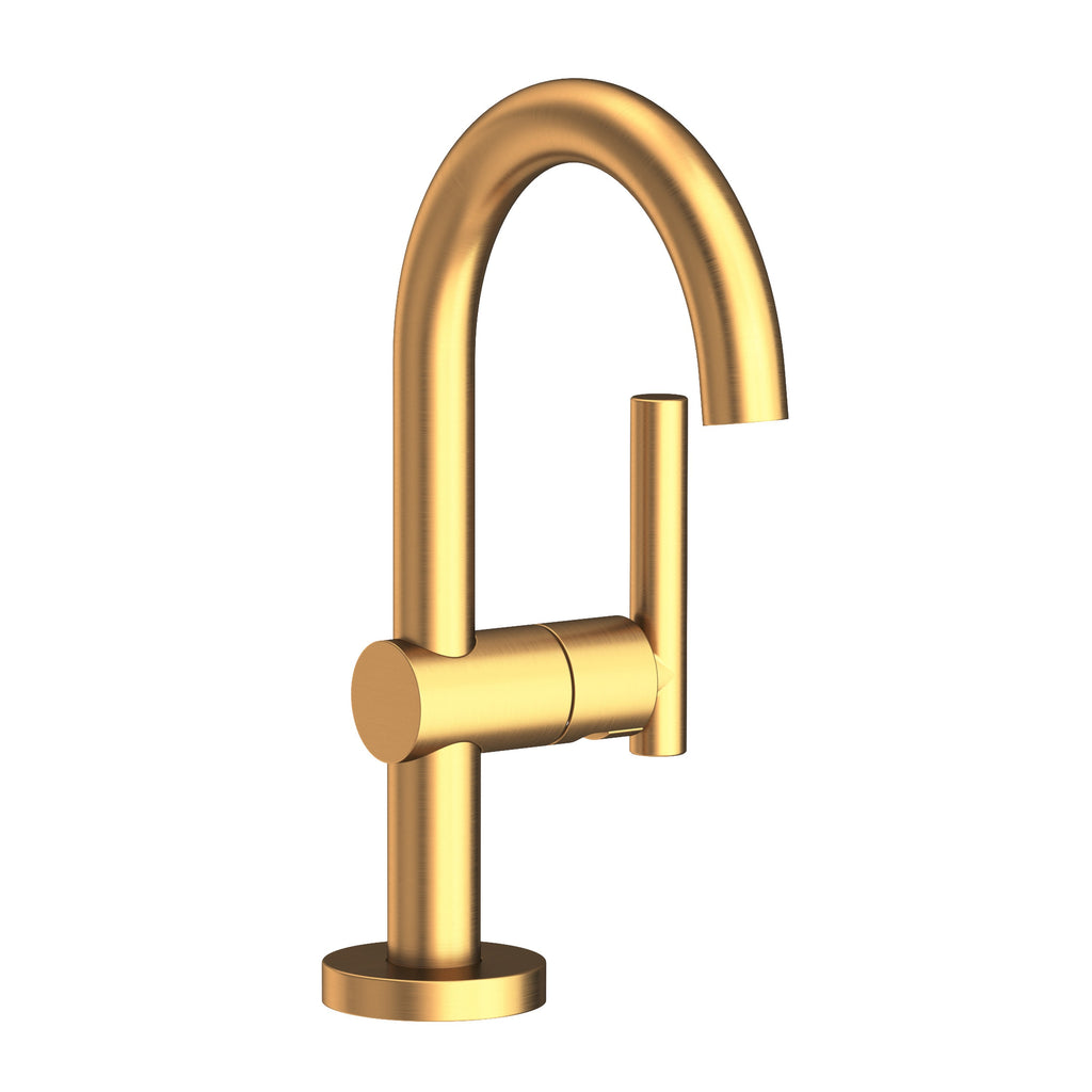 Newport Brass Pavani 3103 — Llave de Lavabo Monomando de Un Orificio — Oro Satinado (PVD)