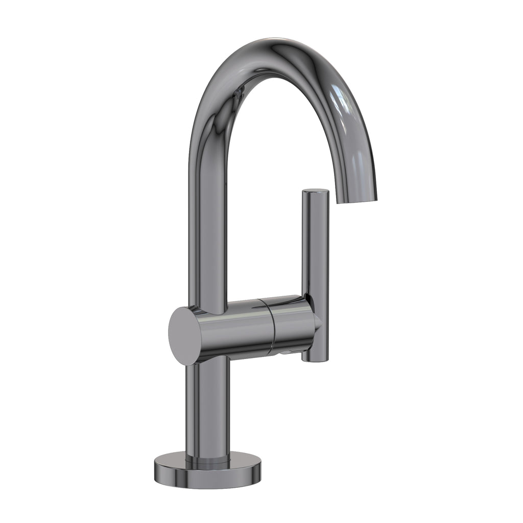 Newport Brass Pavani 3103 — Llave de Lavabo Monomando de Un Orificio — Cromo Medianoche