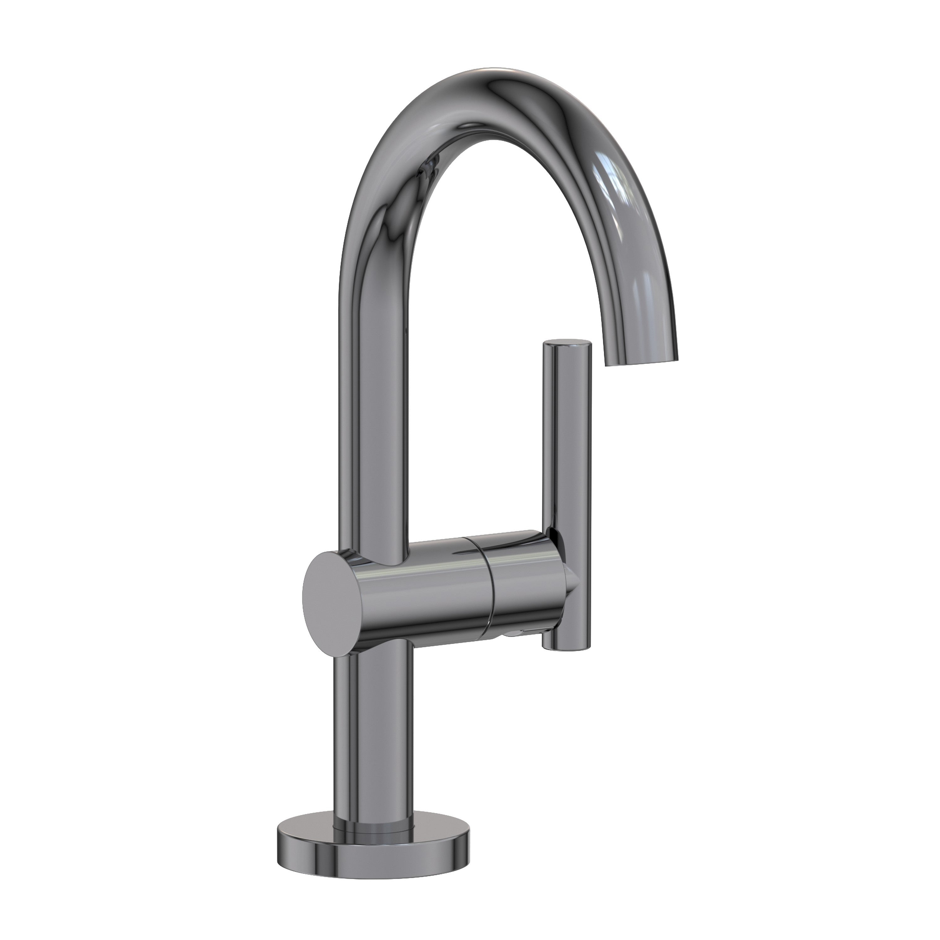 Newport Brass Pavani 3103 — Llave de Lavabo Monomando de Un Orificio — Cromo Medianoche