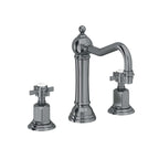 California Faucets Montecito 8" Llave de Lavabo de 3 Orificios para Cubierta, con Dos Manerales - Níquel Negro