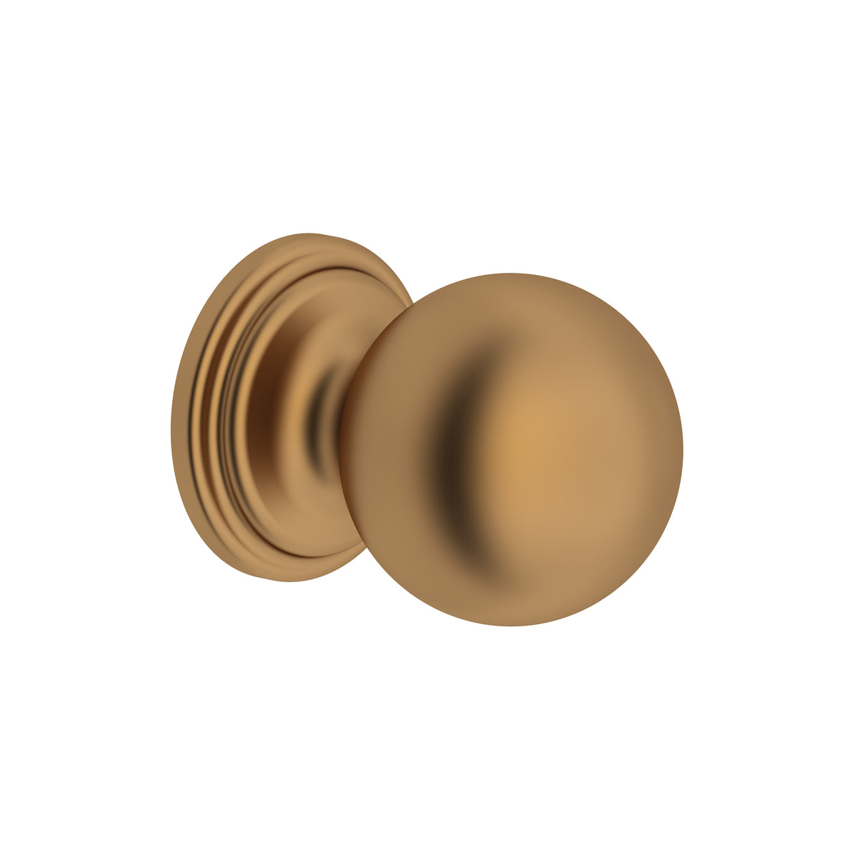 Rohl Perillas de Gabinete Redondeadas Chicas - Juego de 5 - Bronce Inglés