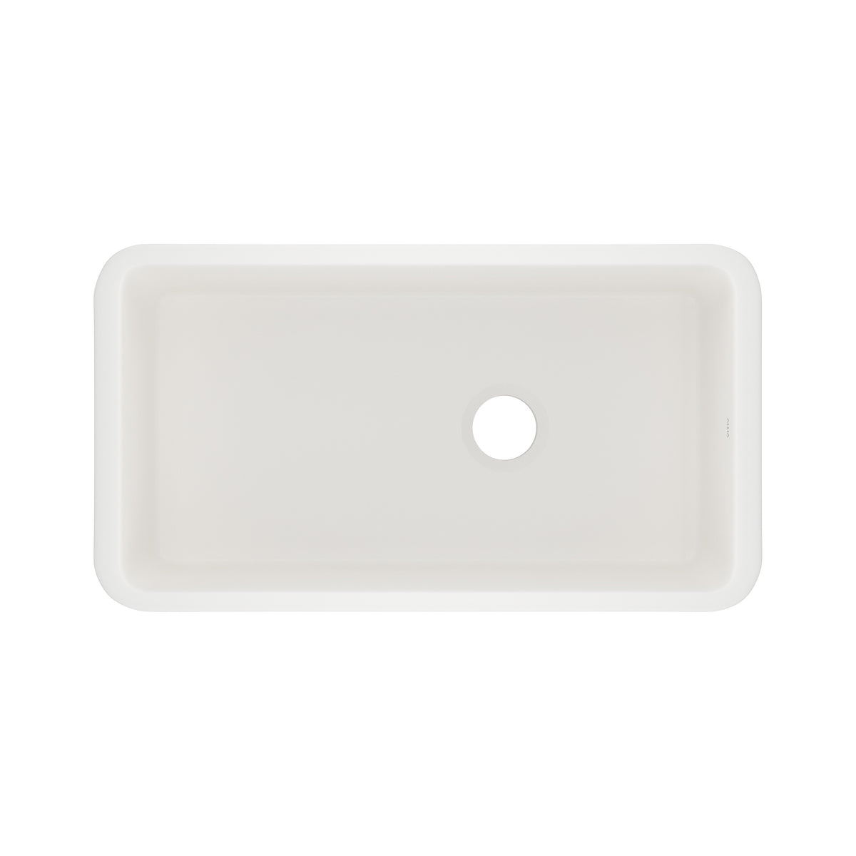 Rohl Allia Tarja Sencilla Bajocubierta de Fireclay 34" - Pergame