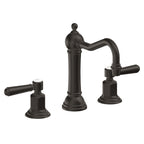 California Faucets Montecito 8" Llave de Lavabo de 3 Orificios para Cubierta, con Dos Manerales - Bronce Oscuro
