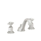 California Faucets Cardiff 8" Llave de Lavabo de 3 Orificios para Cubierta, con Dos Manerales - Cromo Pulido