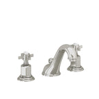 California Faucets Cardiff 8" Llave de Lavabo de 3 Orificios para Cubierta, con Dos Manerales - Níquel Pulido