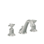 California Faucets Cardiff 8" Llave de Lavabo de 3 Orificios para Cubierta, con Dos Manerales - Cromo Satinado