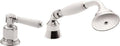California Faucets Cardiff Regadera de Mano y Desviador Completo para Tina Romana - Palanca de Porcelana - Cromo Pulido