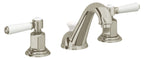 California Faucets Cardiff 8" Llave de Lavabo de 3 Orificios para Cubierta, con Dos Manerales - Níquel Bruñido