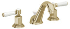 California Faucets Cardiff 8" Llave de Lavabo de 3 Orificios para Cubierta, con Dos Manerales - Latón Pulido