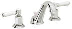 California Faucets Cardiff 8" Llave de Lavabo de 3 Orificios para Cubierta, con Dos Manerales - Cromo Pulido
