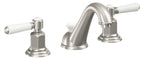 California Faucets Cardiff 8" Llave de Lavabo de 3 Orificios para Cubierta, con Dos Manerales - Acero Inoxidable Ultra