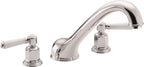 California Faucets Cardiff Juego Completo para Tina Romana - Cromo Pulido