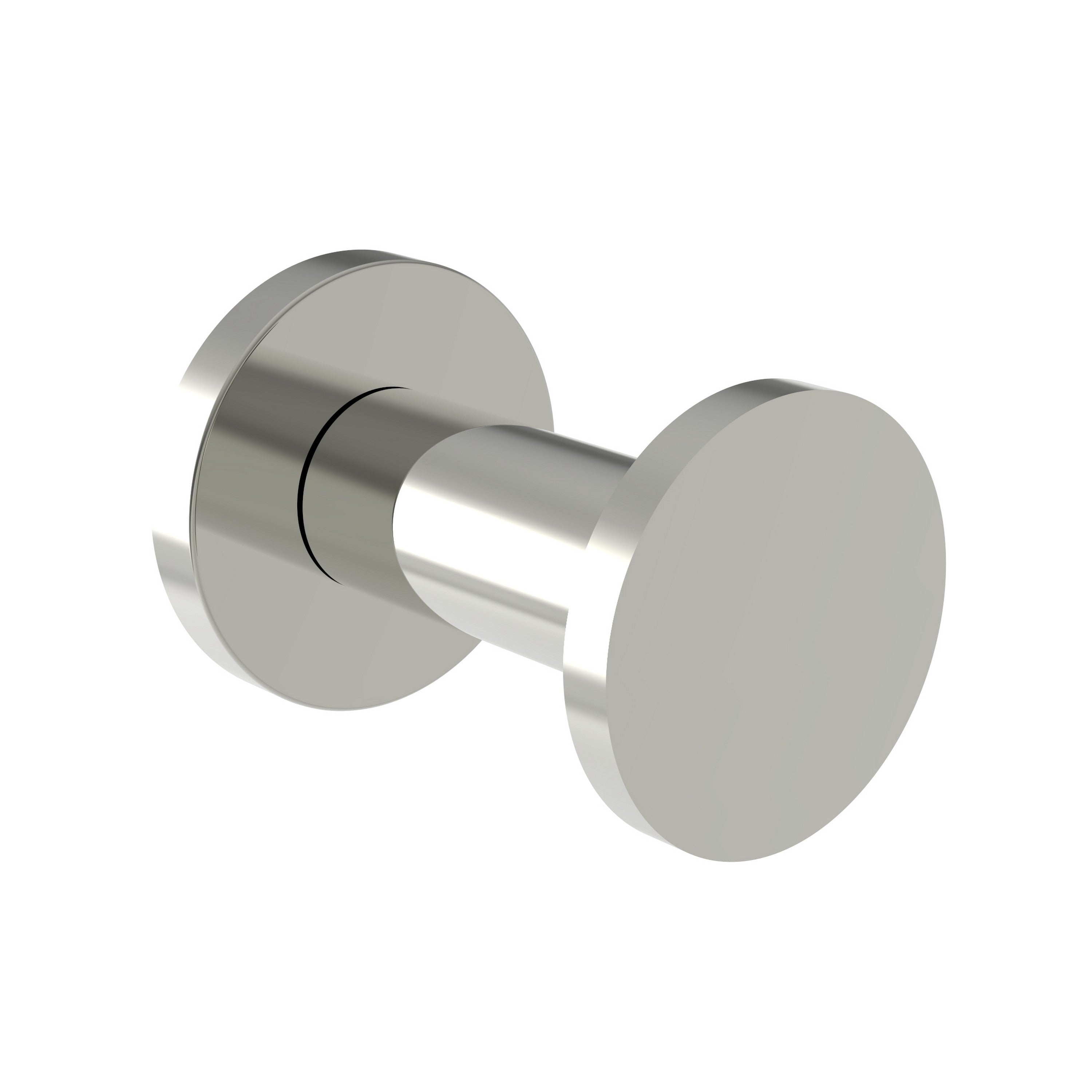 Newport Brass Pavani 36-12 — Gancho Sencillo para Bata — Níquel Pulido (Natural)