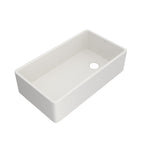 Rohl Allia Tarja de Cocina Farmhouse de Fireclay Sencilla 36" - Pergame