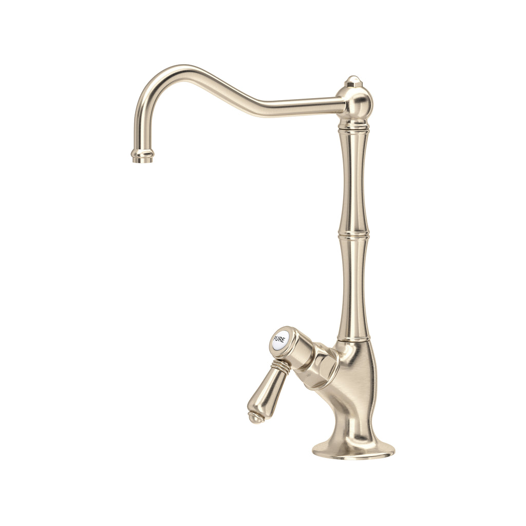 Rohl Acqui Mezcladora Filtradora de Cocina - Palanca de Metal - Níquel Satinado