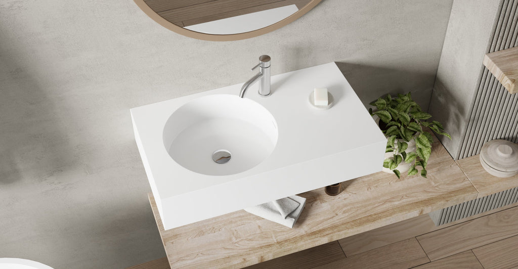 Badeloft Lavabo de Pared Oasis WT-02-D