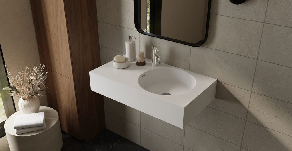 Badeloft Lavabo de Pared Oasis WT-02-E
