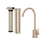 Rohl Lux Kit de Mezcladora Filtradora de Cocina - Oro Vintage