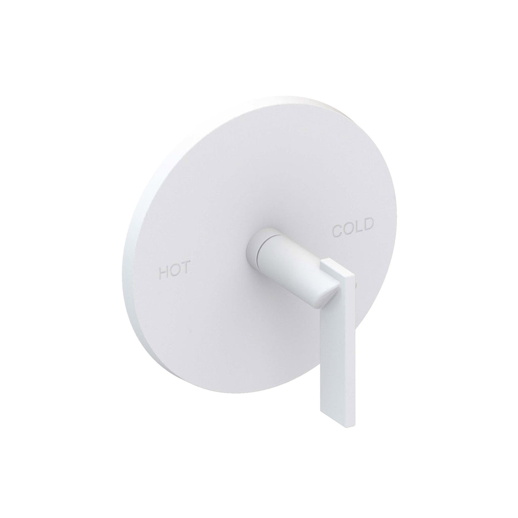 Newport Brass Pavani 4-2494BP — Placa de Regadera — Presión Balanceada — Blanco Mate