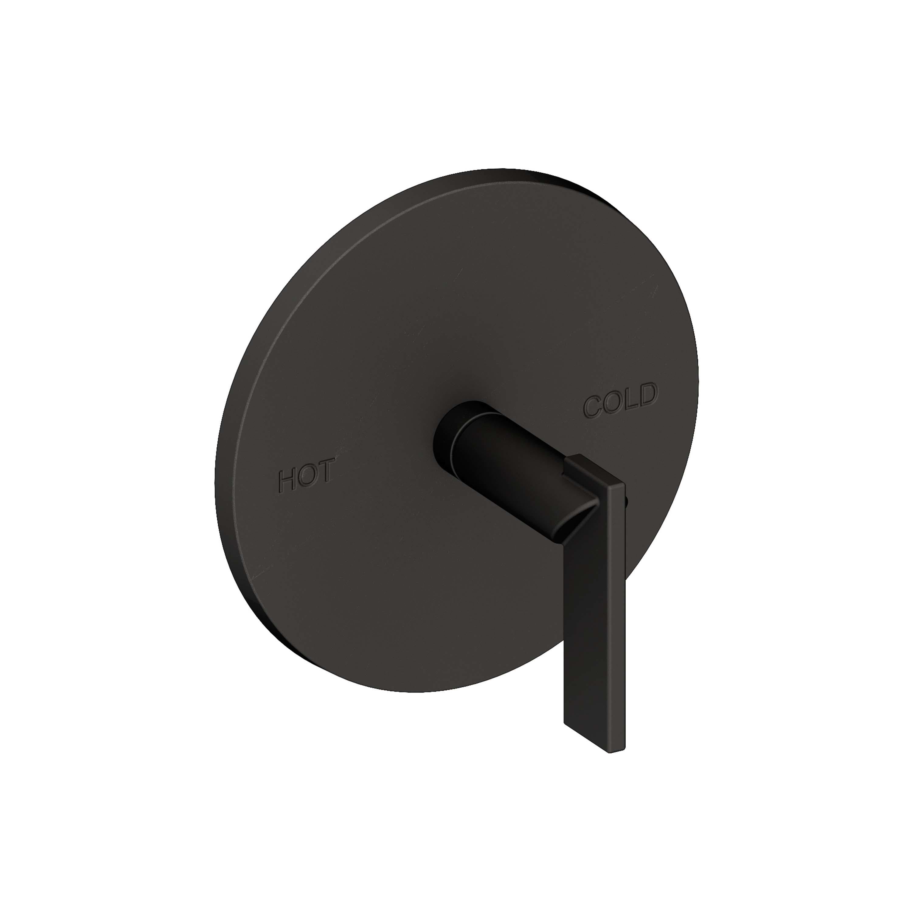 Newport Brass Pavani 4-2494BP — Placa de Regadera — Presión Balanceada — Negro Mate