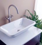 Barclay Santa Fe — Lavabo de Sobreponer Rectangular de Cerámica — imagen 3