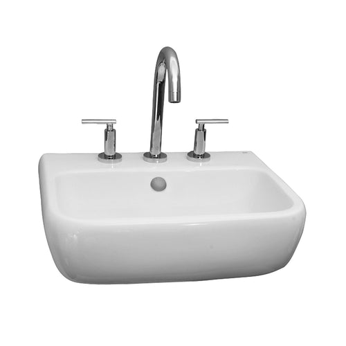 Barclay Metropolitan 600 — Lavabo de Pared Rectangular de Cerámica — imagen 1