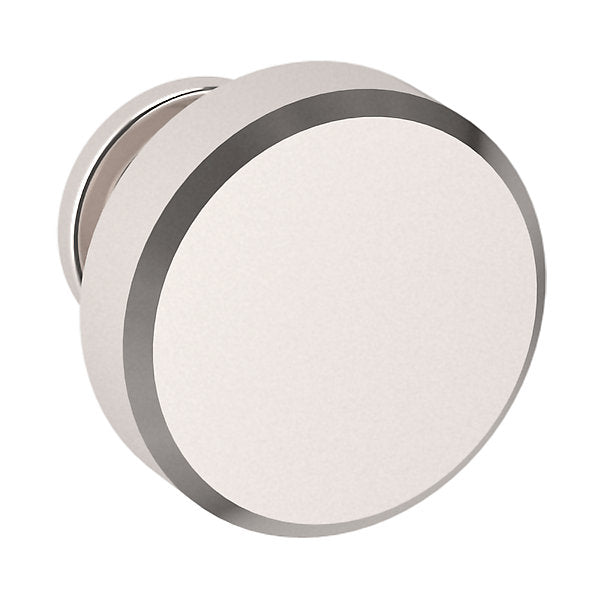 Baldwin Hardware Bevel Perilla de Gabinete 1.25" 4410 — Níquel pulido Lifetime