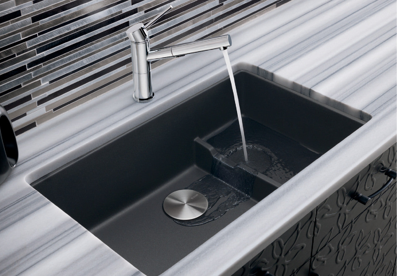 Blanco Precis Cascade Super Single — Tarja de Silgranit
