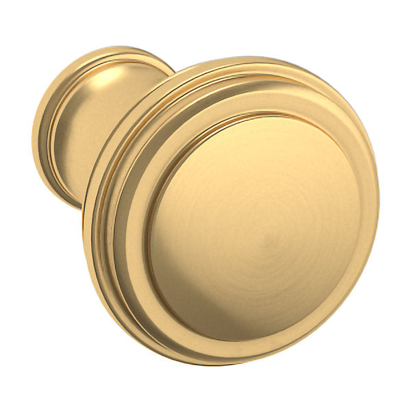Baldwin Hardware Severin C Perilla de Gabinete 1.0" Dia 4454 — Latón satinado Lifetime