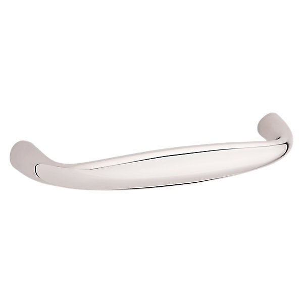 Baldwin Hardware Oval Jaladera 4" 4480 — Níquel pulido Lifetime
