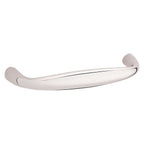 Baldwin Hardware Oval Jaladera 4" 4480 — Níquel pulido Lifetime