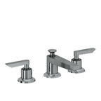 California Faucets Rincon Bay 8" Llave de Lavabo de 3 Orificios para Cubierta, con Dos Manerales - Níquel Negro
