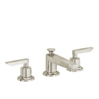 California Faucets Rincon Bay 8" Llave de Lavabo de 3 Orificios para Cubierta, con Dos Manerales - Níquel Bruñido