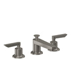 California Faucets Rincon Bay 8" Llave de Lavabo de 3 Orificios para Cubierta, con Dos Manerales - Grafito