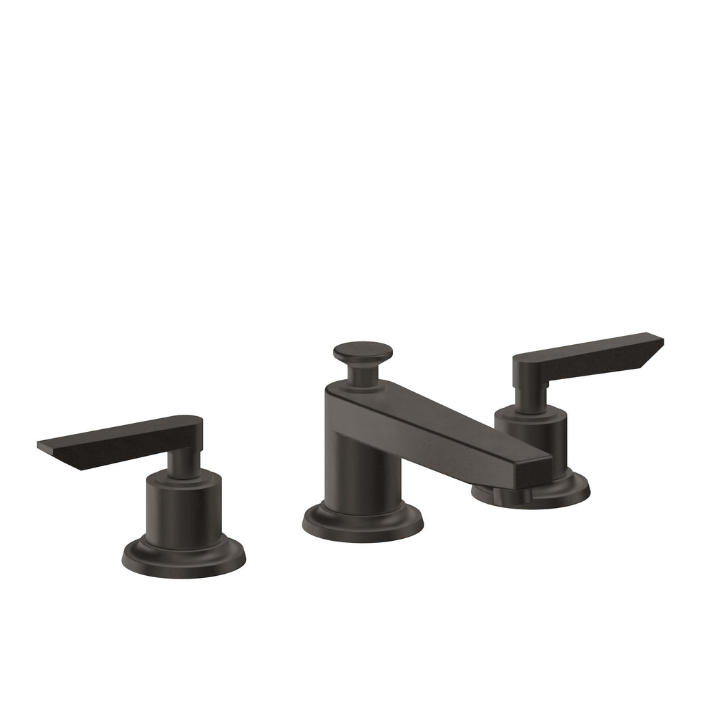 California Faucets Rincon Bay 8" Llave de Lavabo de 3 Orificios para Cubierta, con Dos Manerales - Bronce Oscuro