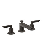 California Faucets Rincon Bay 8" Llave de Lavabo de 3 Orificios para Cubierta, con Dos Manerales - Bronce Oscuro