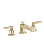 California Faucets Rincon Bay 8" Llave de Lavabo de 3 Orificios para Cubierta, con Dos Manerales - Latón Pulido