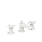 California Faucets Rincon Bay 8" Llave de Lavabo de 3 Orificios para Cubierta, con Dos Manerales - Blanco Mate