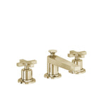 California Faucets Rincon Bay 8" Llave de Lavabo de 3 Orificios para Cubierta, con Dos Manerales - Latón Pulido