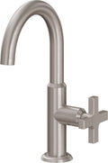 California Faucets Rincon Bay Llave de Lavabo/Bar de Un Solo Orificio - Níquel Satinado