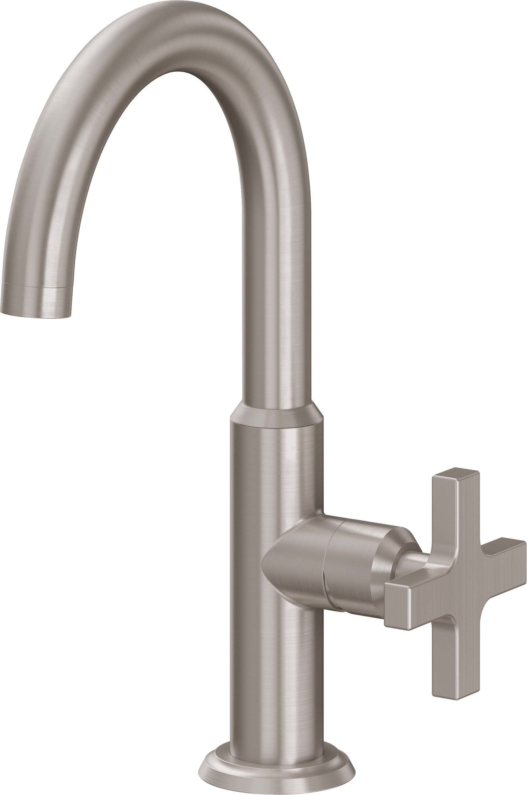 California Faucets Rincon Bay Llave de Lavabo/Bar de Un Solo Orificio - Níquel Satinado