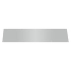 Deltana Placa de Zócalo de Acero Inoxidable 8" x 34" — Acero Inoxidable Satinado