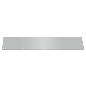 Deltana Placa de Zócalo de Acero Inoxidable 6" x 34" — Acero Inoxidable Satinado