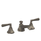 California Faucets Monterey 8" Llave de Lavabo de 3 Orificios para Cubierta, con Dos Manerales - Níquel Antiguo Mate