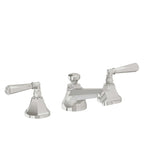 California Faucets Monterey 8" Llave de Lavabo de 3 Orificios para Cubierta, con Dos Manerales - Cromo Pulido