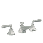 California Faucets Monterey 8" Llave de Lavabo de 3 Orificios para Cubierta, con Dos Manerales - Cromo Satinado